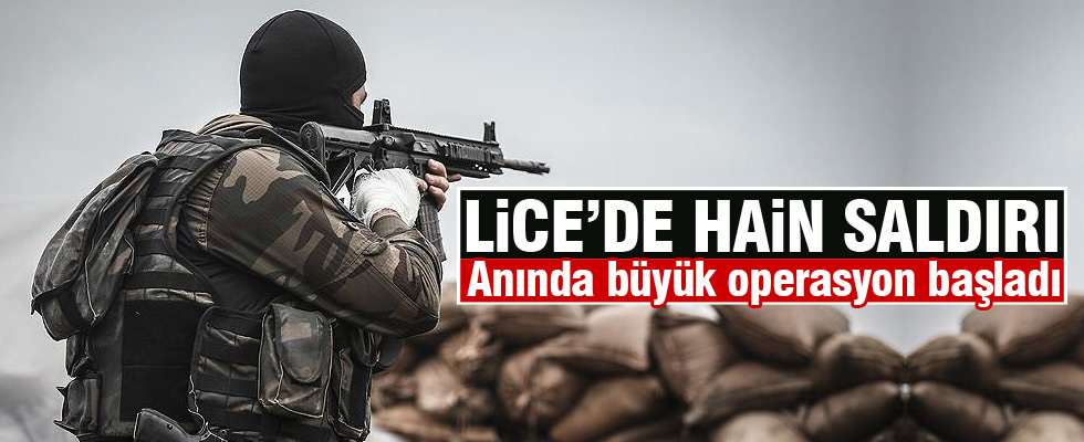Lice'de hain saldırı