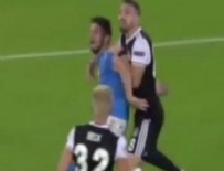 Napoli-Beşiktaş maçında çıldırtan penaltı