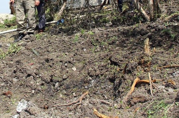 Osmaniye'ye havan mermisi atıldı