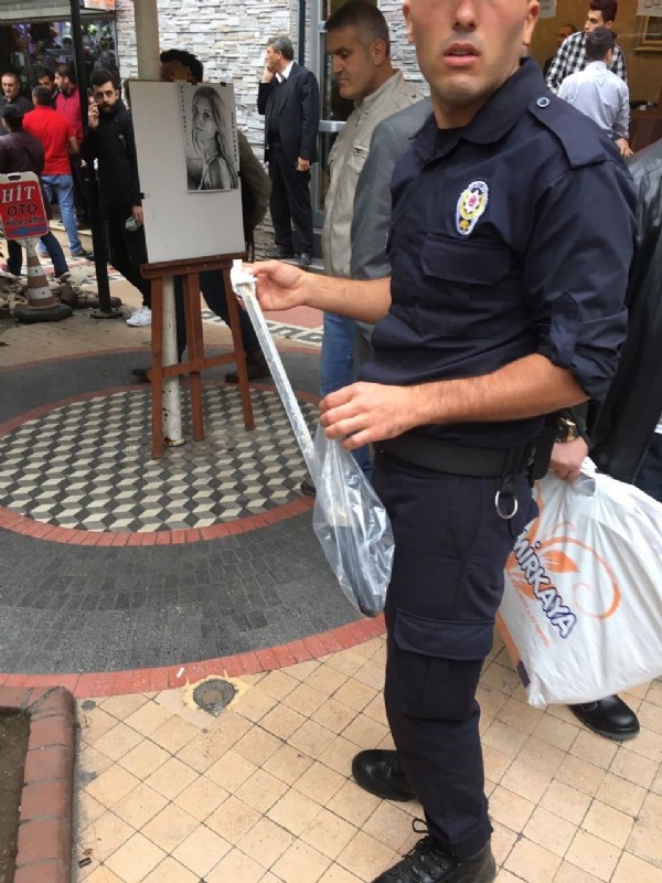 Trabzon'da epilasyon broşürü kavgası