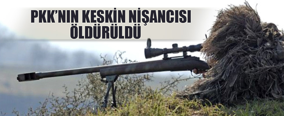 PKK'nın keskin nişancısı öldürüldü