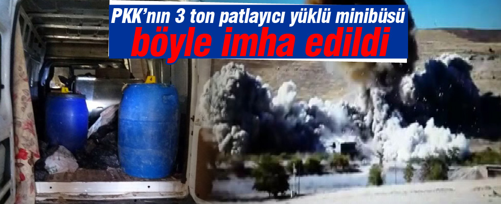 PKK'nın bombalı aracı imha edildi