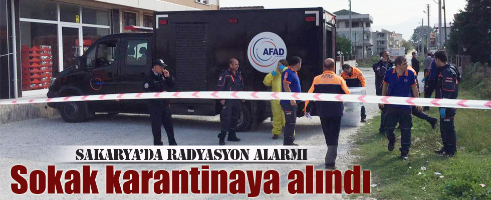 Sakarya'da radyoaktif madde paniği