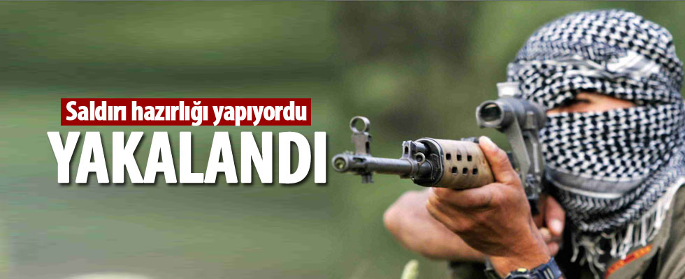 Saldırı hazırlığındaki PKK'lı terörist yakalandı