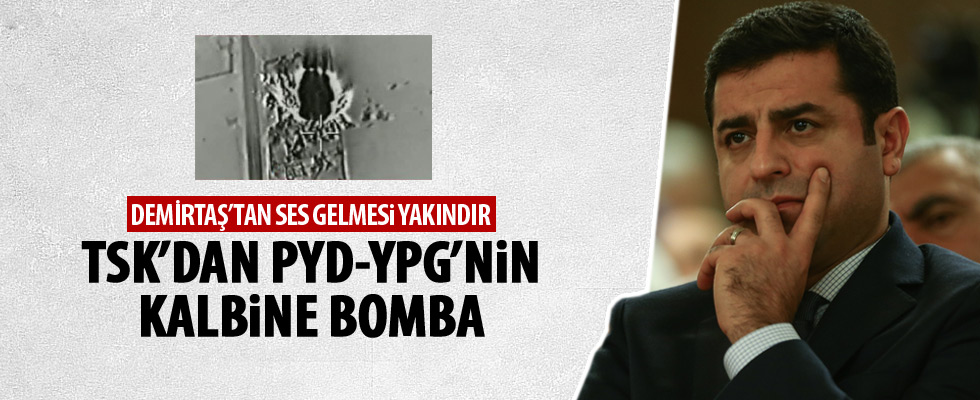 TSK'dan PYD-YPG'ye hava harekatı