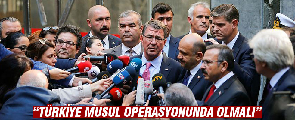 ABD Savunma Bakanı: Türkiye Musul operasyonunda olmalı