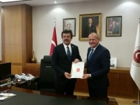 NİHAT ZEYBEKÇİ - Başkan Keleş Ekonomi Bakanını Ziyaret Etti