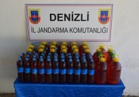 KAÇAK ŞARAP - Denizli'de 106 Litre Kaçak Şarap Ele Geçirildi