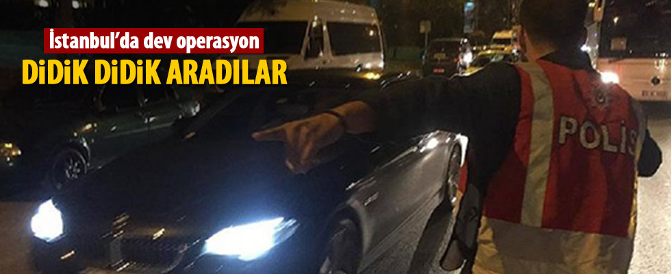 İstanbul'da 5 bin polisle 'Yeditepe Huzur' uygulaması