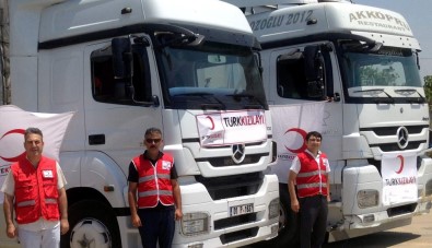 Kızılay TIR'ları Musul İçin Yola Çıktı