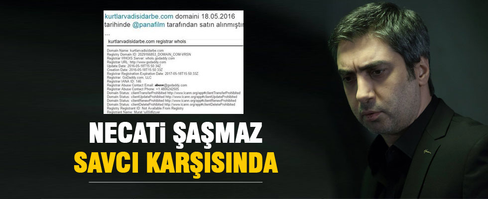 Necati Şaşmaz'a darbe filmi sorgusu