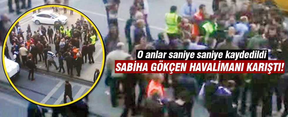 Sabiha Gökçen Havalimanı'nda taksiciler terör estirdi