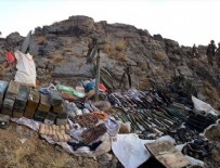 ŞEHİT YÜZBAŞI - Dilekli Hisar Dağı'nda teröristlerin 'cephaneliği' bulundu