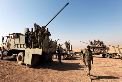 Irak Ordusu Hristiyan Köyü Karakuş'ta İlerliyor