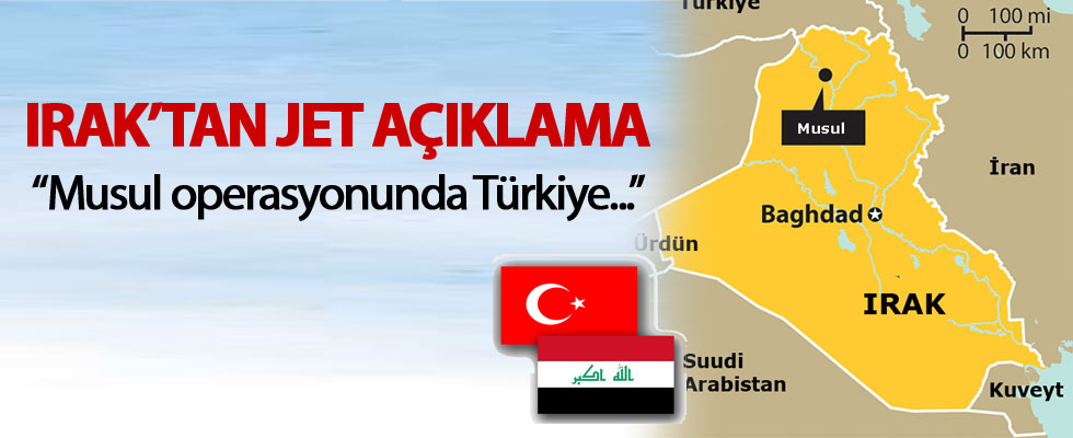 Irak'tan Türkiye açıklaması!