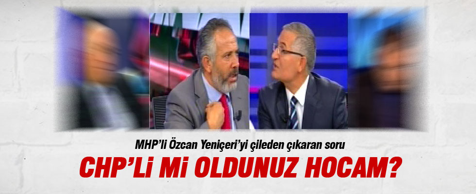 Özcan Yeniçeri'yi çileden çıkaran soru