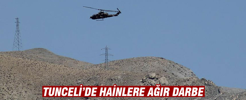 Tunceli'de 5 terörist etkisiz hale getirildi