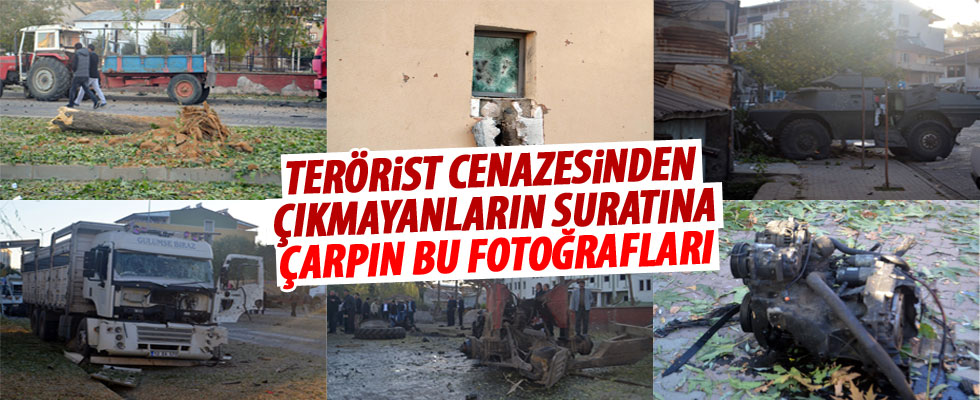 Bingöl'de patlamanın şiddeti gün ağarınca ortaya çıktı