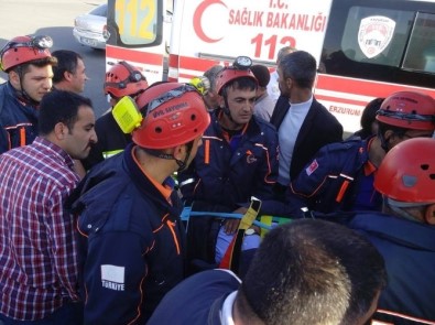 Erzurum'da Trafik Kazası Açıklaması 4 Yaralı