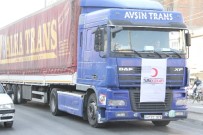 HABUR - Kızılay'ın Yardım TIR'ları Habur'dan Çıkış Yaptı