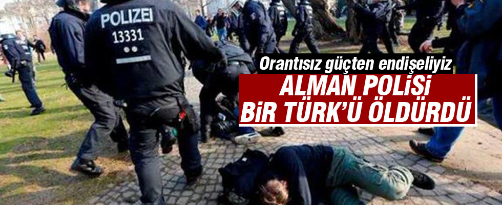 Almanya'da bir Türk polis tarafından öldürüldü