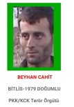 Başına 1 Milyon TL Ödül Konulan Terörist Bitlis'te Öldürüldü