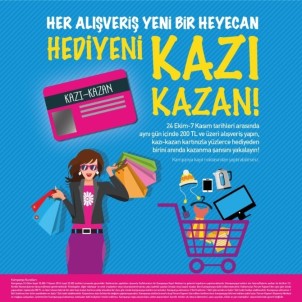 Forum Kayseri'de Alışveriş Yeni Bir Heyecan, Hediyeni Kazı Kazan!