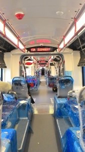 Samsun'un İlk Yerli Tramvayının Testleri Yapılıyor
