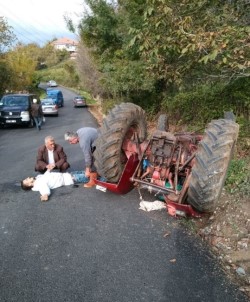 Zonguldak'ta Traktör Kazası Açıklaması 1 Yaralı