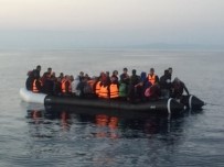 YARDIM TALEBİ - 189 Göçmen Ege Denizi'nde Yakalandı