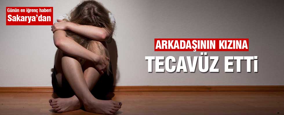 Arkadaşının 14 yaşındaki kızına tecavüz suçlamasıyla tutuklandı