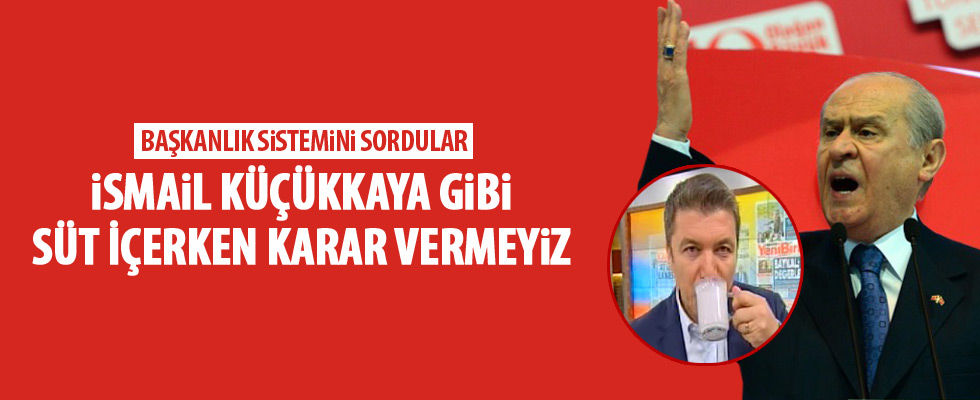 Bahçeli'den başkanlık sistemi açıklaması