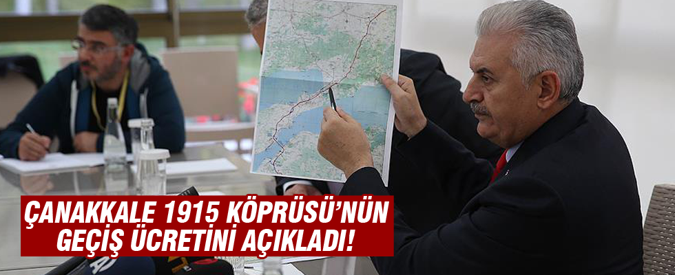 Başbakan Yıldırım'dan Çanakkale 1915 Köprüsü açıklaması