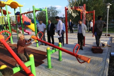 Çocuk Hastanesi'ne Oyun Parkı Kuruldu