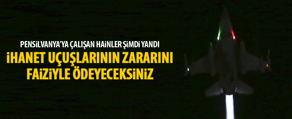 İhanet uçuşlarının faturası belli oldu!