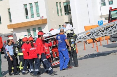 Karaman Devlet Hastanesi'nde Afet Ve Olağan Dışı Durumlara Karşı Tatbikat Yapıldı