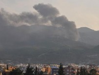 PKK'lı teröristler iş makinelerini yaktı