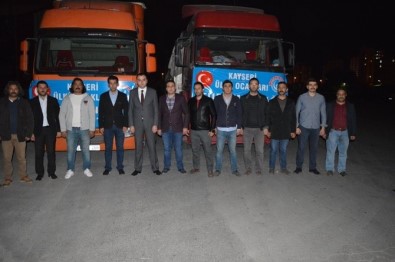 Ülkü Ocakları'ndan Türkmendağı Ve Cerablus'a 2 TIR Yardım