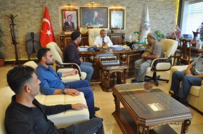 11 Mayıs Şehitler Derneği'nden Başkan Şanverdi'ye Ziyaret
