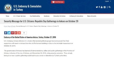 ABD'den Vatandaşlarına 'İzmir' Uyarısı