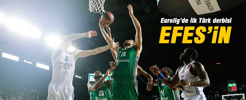 Euroleague'de Efes Darüşşafaka'ya geçit vermedi