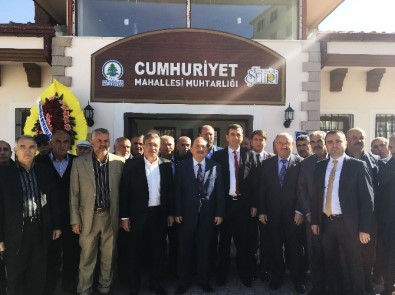 Cumhuriyet Mahallesi Muhtarlık Binası Hizmete Açıldı