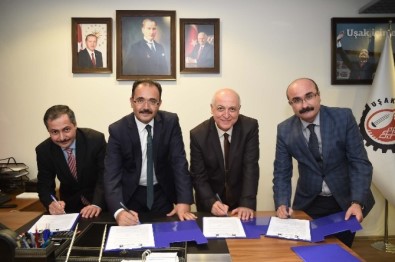 Uşak Belediyesi İle Tapu Ve Kadastro Müdürlüğü Arasında Anlaşma Yapıldı