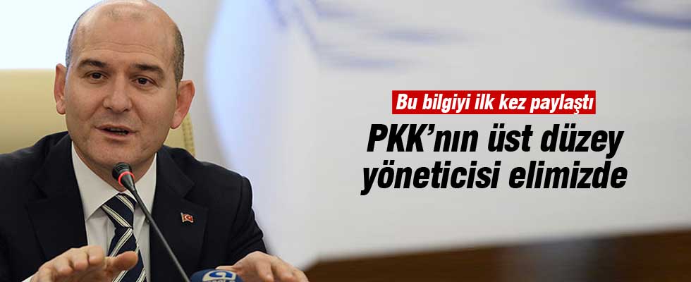 Soylu: Elimizde PKK'nın üst düzey yöneticisi var!