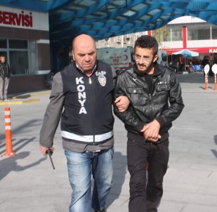 Konya'da Gasp Şüphelisi Tutuklandı