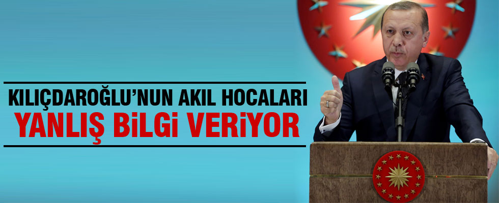 Erdoğan'dan Kılıçdaroğlu'na tepki