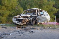 İki Otomobil Kafa Kafaya Çarpıştı Açıklaması 2 Ölü, 2 Yaralı Haberi