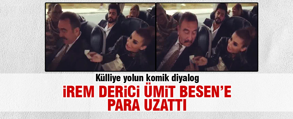 Ümit Besen ve İrem Derici arasında komik diyalog