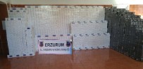 Erzurum'da 70 Bin Paket Kaçak Sigara Ele Geçirildi