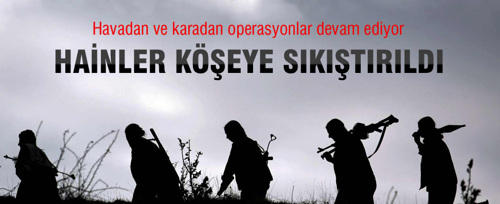 Kağızman'da teröristler köşeye sıkıştırıldı